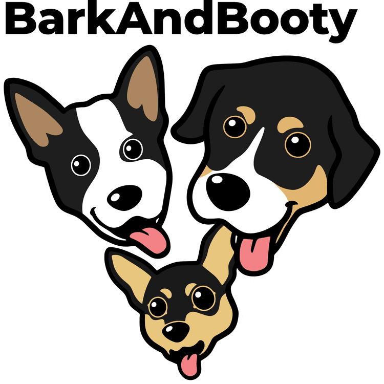 BarkAndBooty dog poop scooping logo